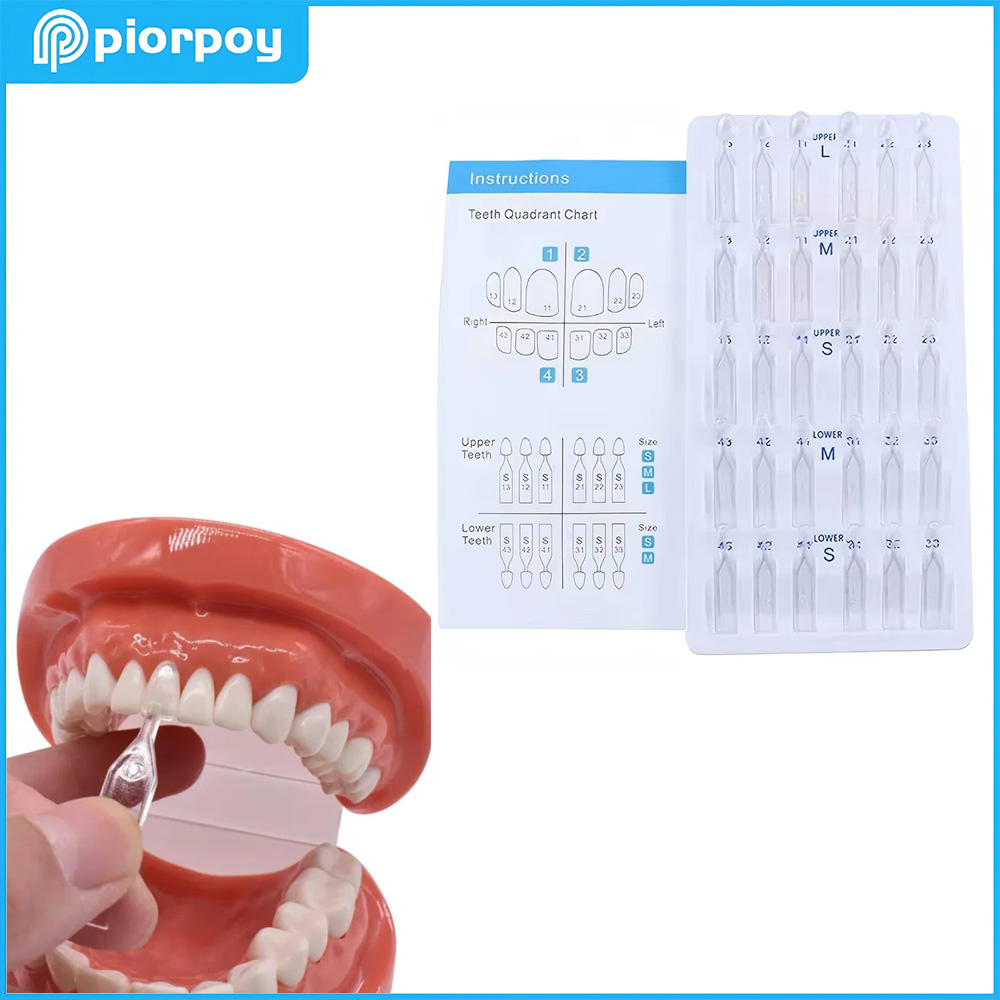 Teeth Whitening Kit - Piorpoy resina composta dentária folheados molde