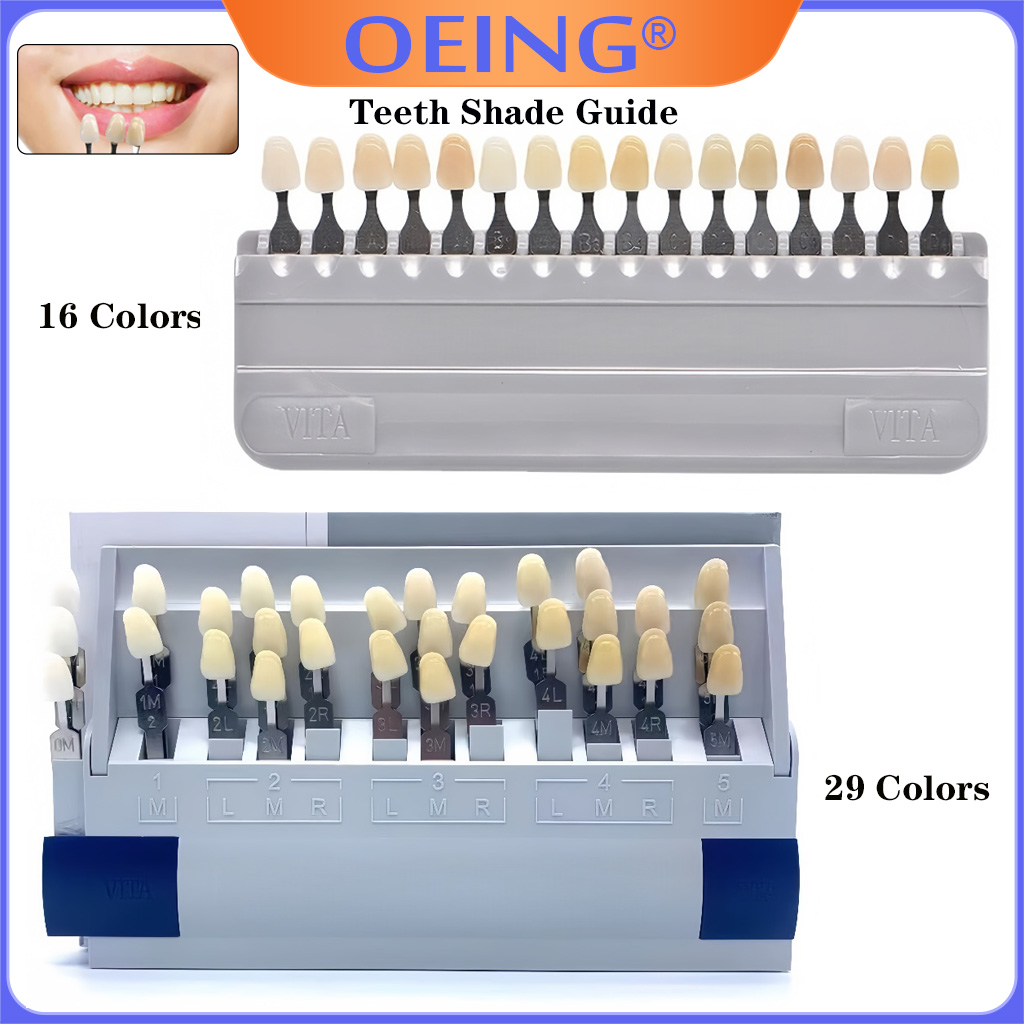 Teeth Whitening Kit - Guia de sombra de dentes, 29/16