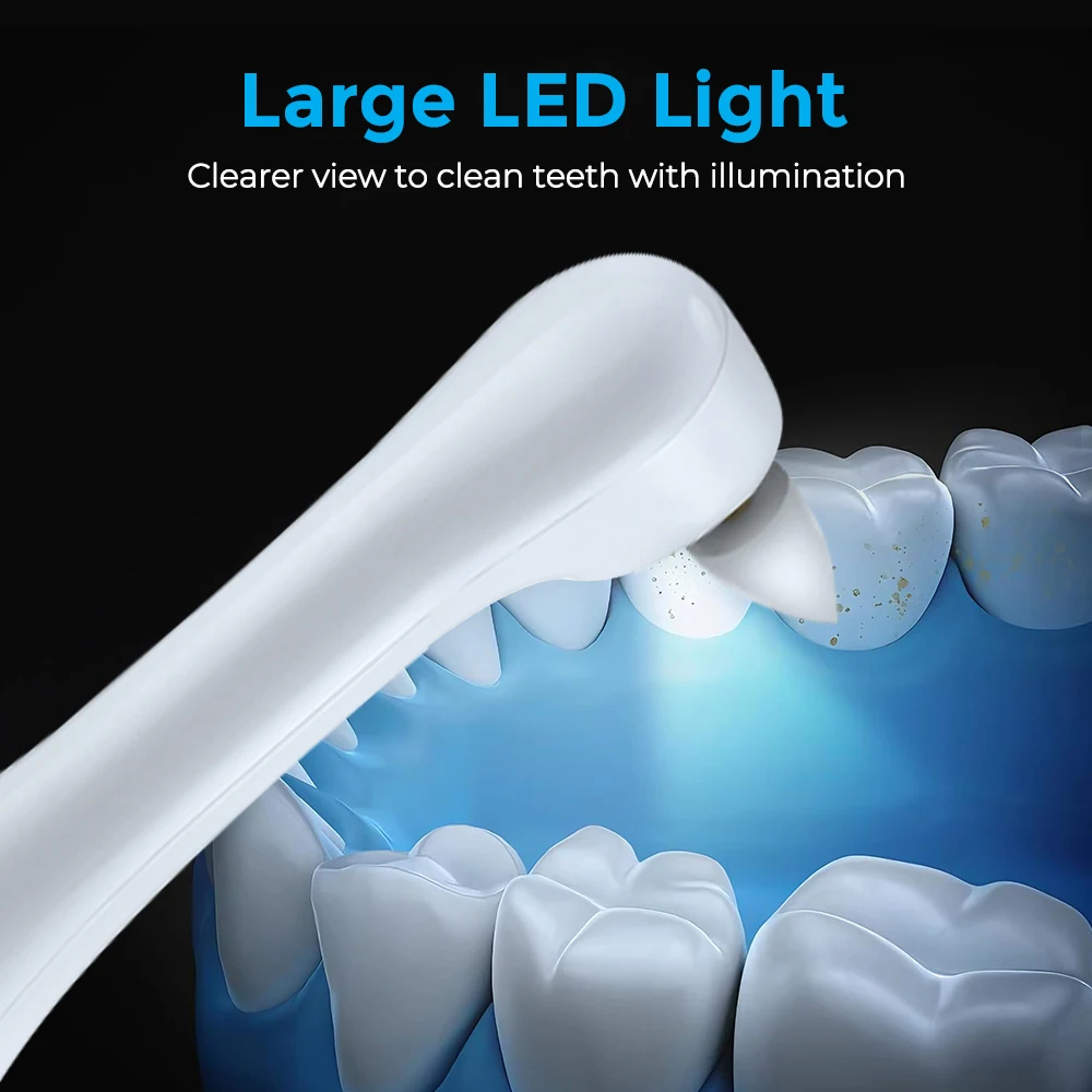 Polidor de dentes elétrico, li - Teeth Whitening Mouthwash avaliação e preço