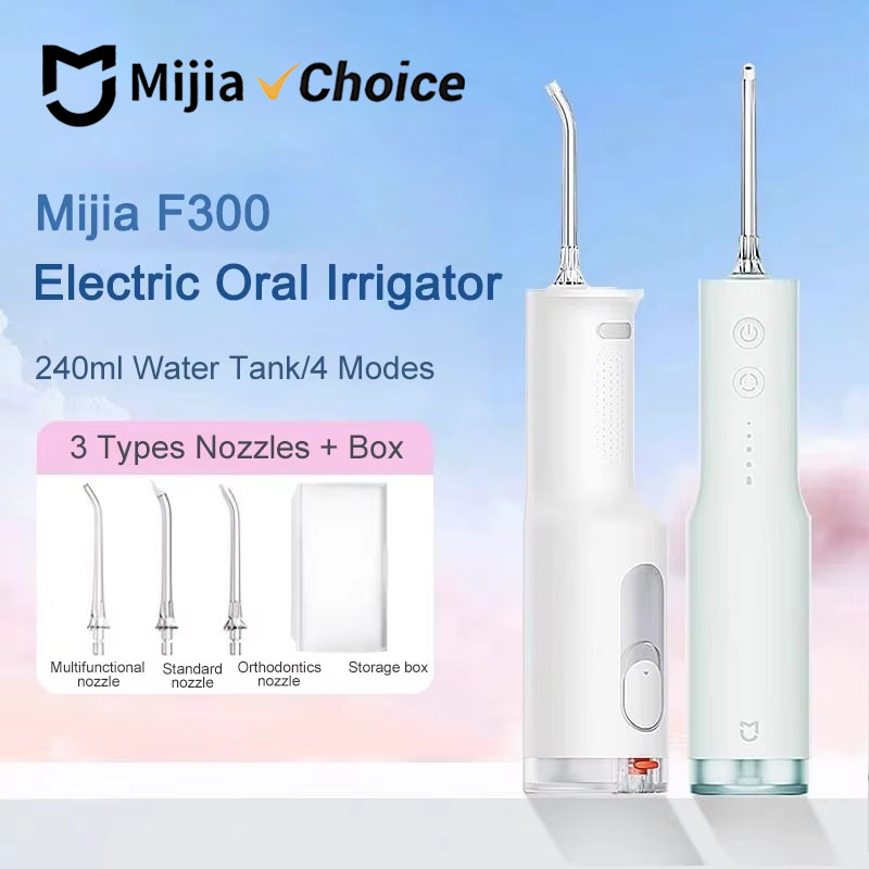 Irrigador Oral Elétrico Mijia  - Teeth Whitening Mouthwash avaliação e preço