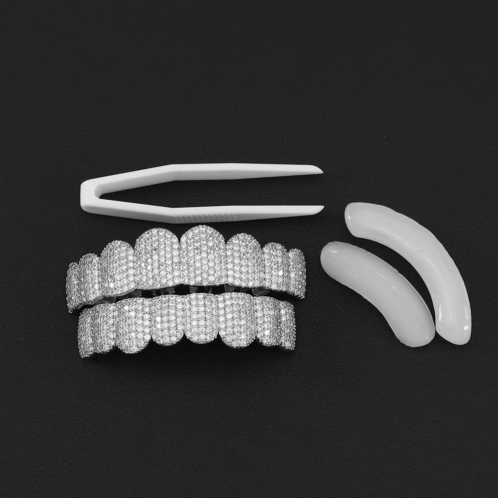 Grillz de Dentes Banhados a Pr - Teeth Whitening Moulds avaliação e preço