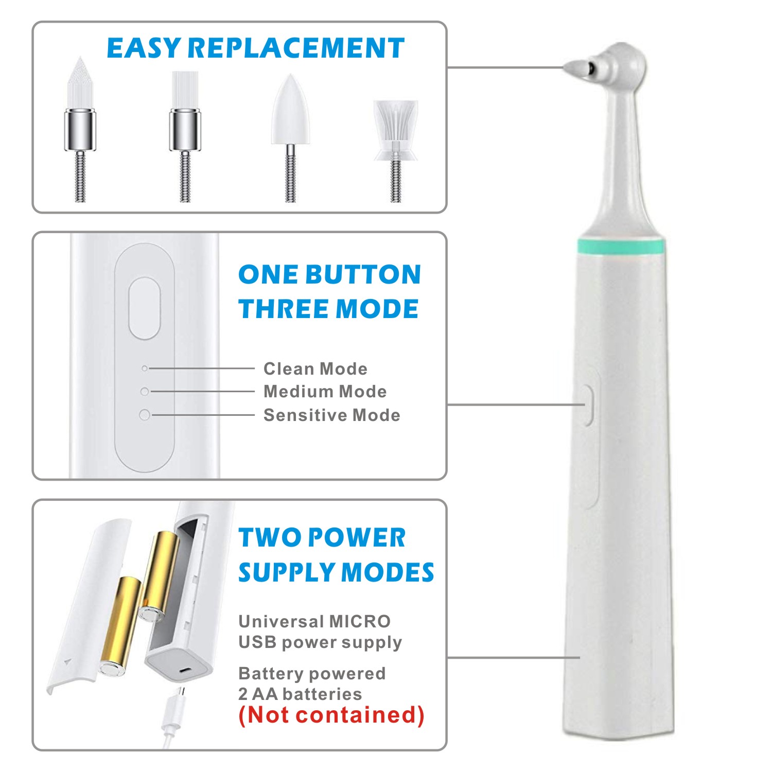 Escova rotativa para clareamen - Teeth Whitening Kit avaliação e preço