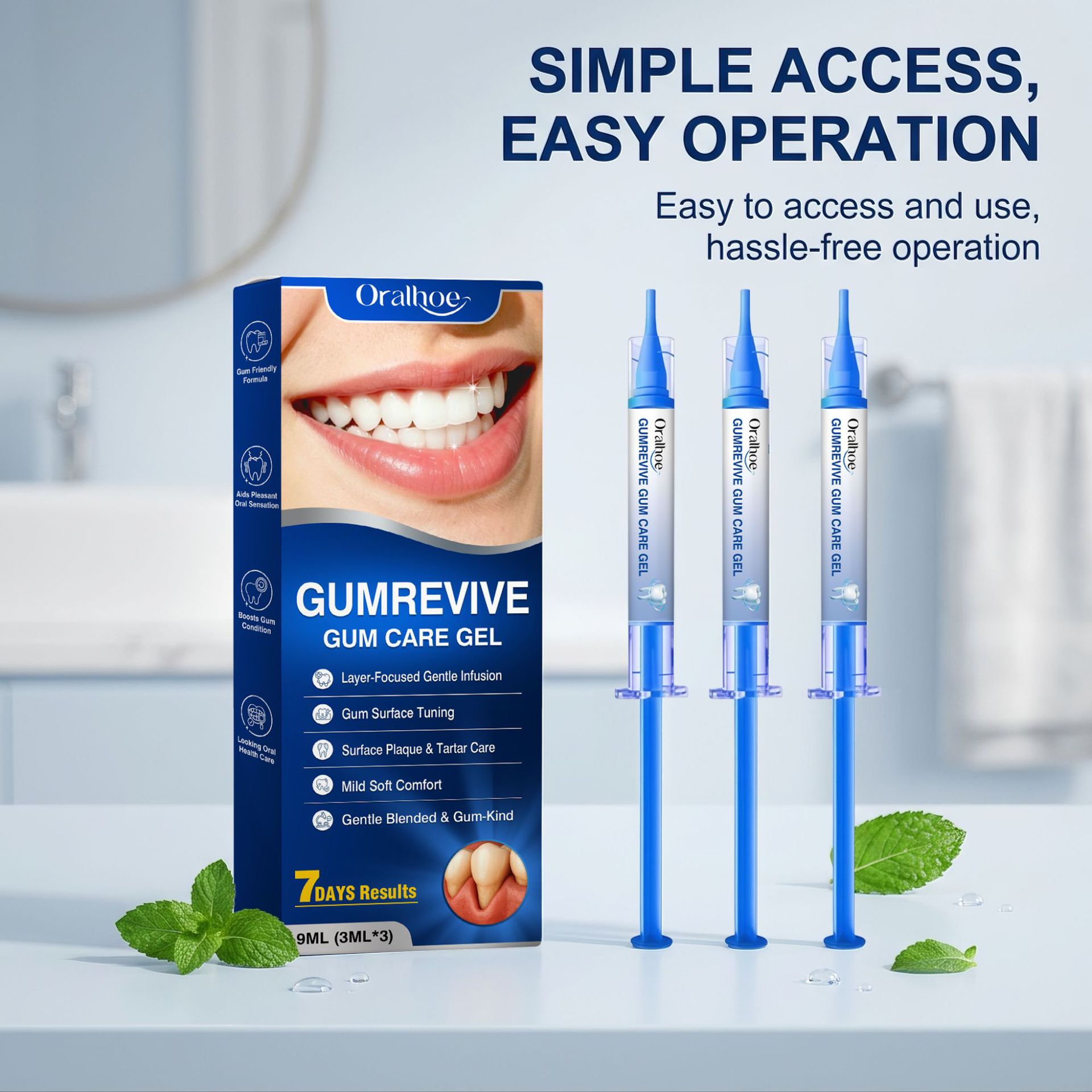 Gel para Cuidado Oral 3 Peças, - Teeth Whitening Near Me avaliação e preço