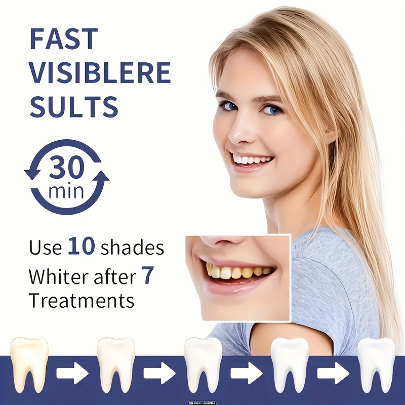 1 caixa (14 peças) tiras de ge - Teeth Whitening Near Me avaliação e preço